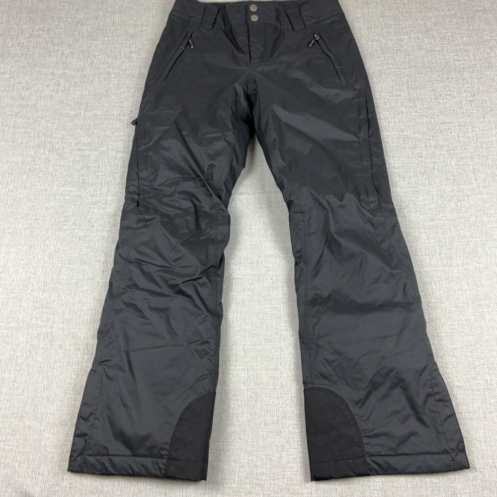 Columbia Snow Pants Womens Small Black Omni-Tech Omni-Heat Insulated Ski Lined